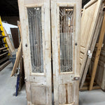Doors with Iron 44.5in x 98.5in x 1.75in #1254 - Saltaire Antiques