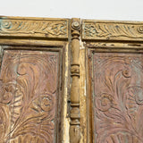 Solid Door (Carved) 55.5in x 98.5in x 1.875in #864 - Saltaire Antiques