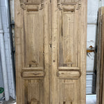 Solid Door (Carved) 62.5in x 105.5in x 1.75in #1137 - Saltaire Antiques