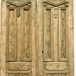 Solid Door (Carved) 62in x 101in x 3.5in #870 - Saltaire Antiques