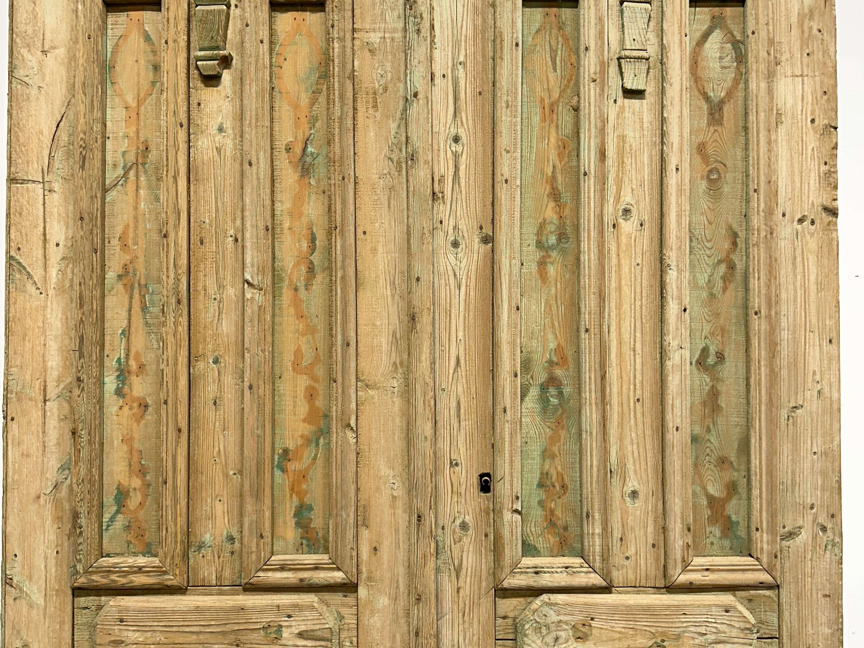Solid Door (Carved) 62in x 101in x 3.5in #870 - Saltaire Antiques