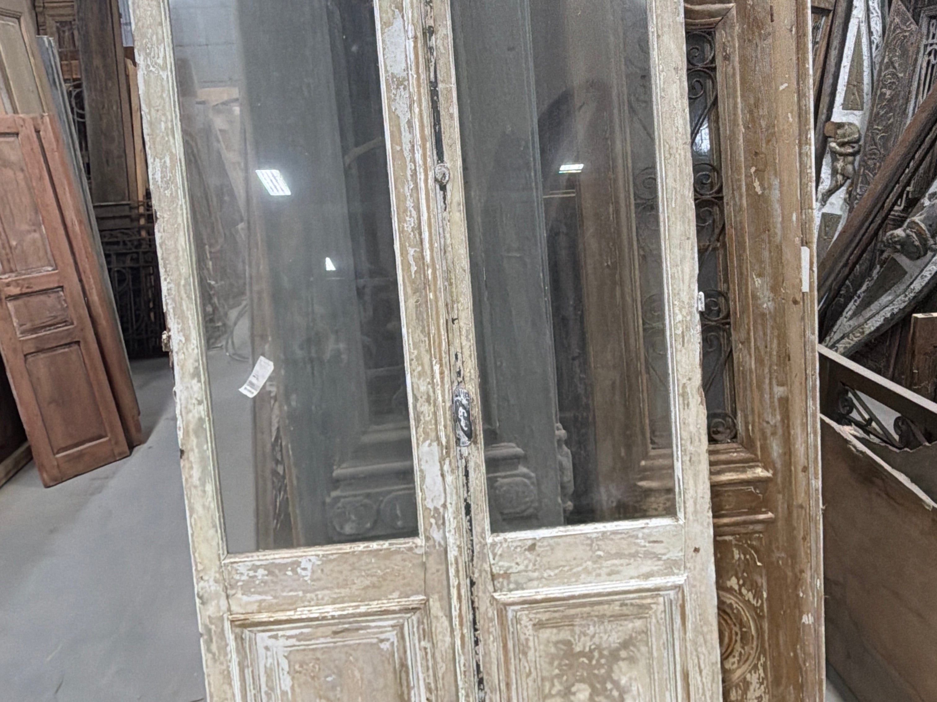 Doors with Lites 44in x 94.5in x 1.75in #1232 - Saltaire Antiques