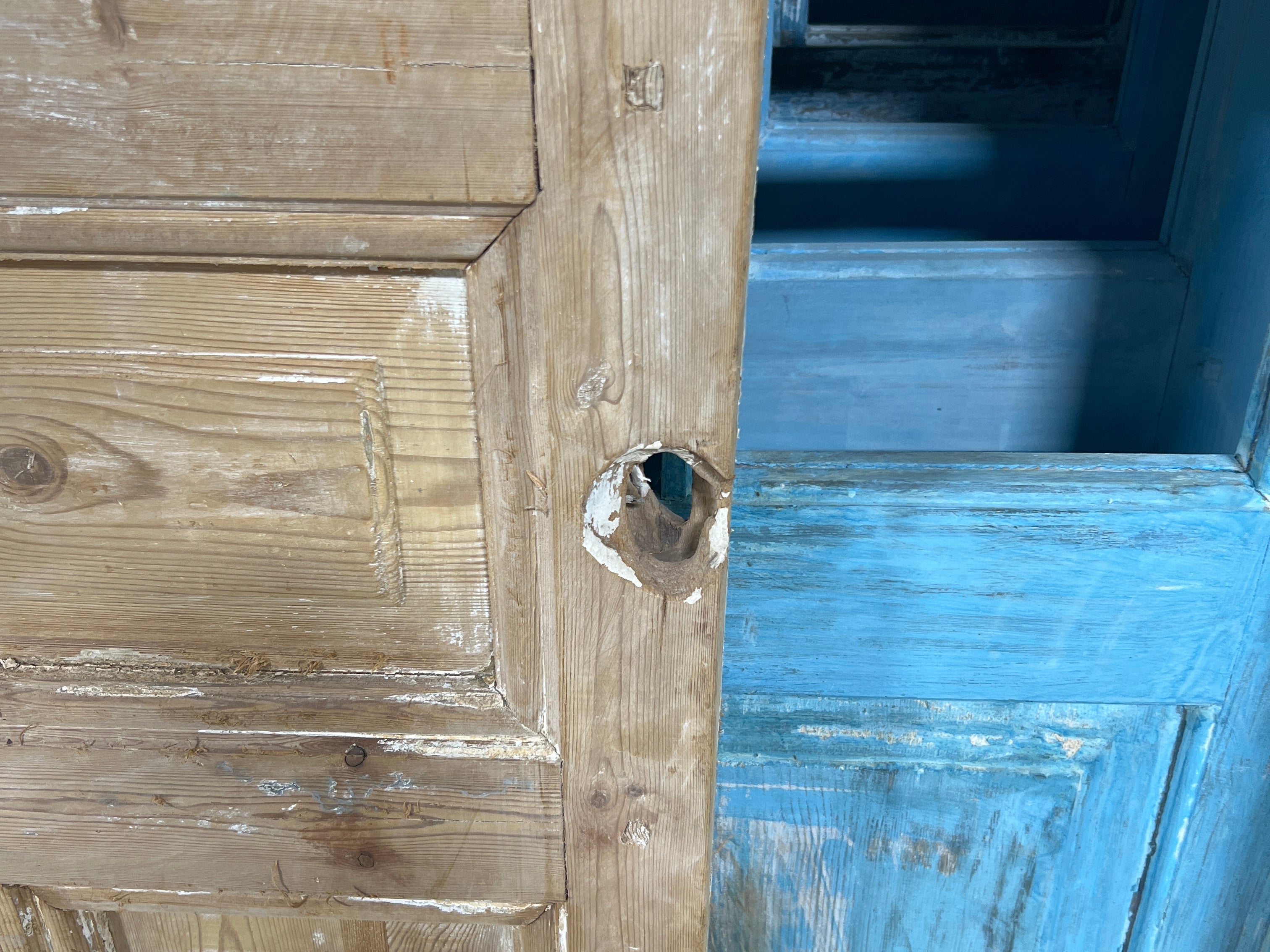 Solid Door (Raised Panel) 28in x 88.5in x 1.75in #1051 - Saltaire Antiques