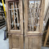Doors with Iron 51in x 88in x 1.75in #1257 - Saltaire Antiques