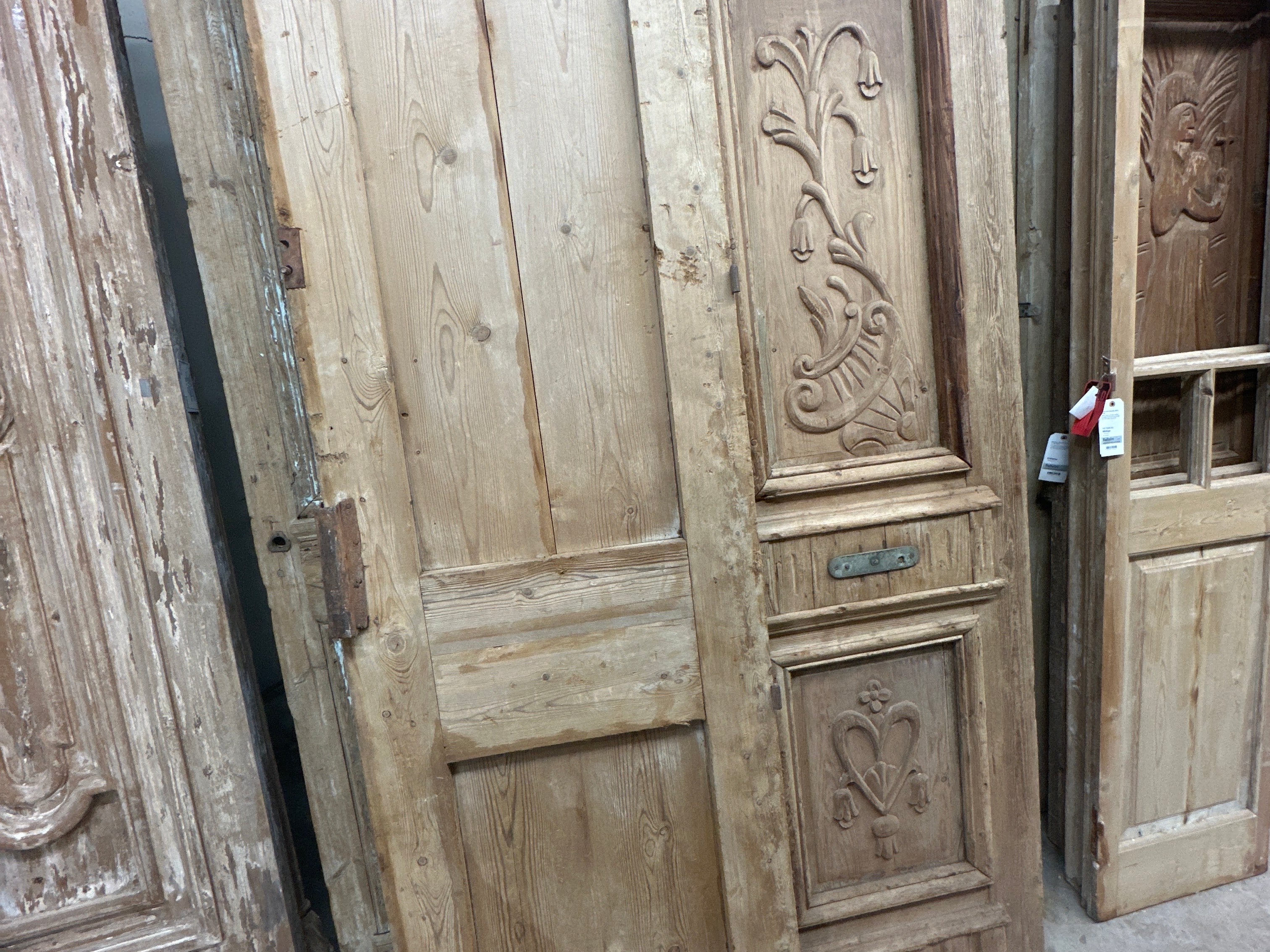 Solid Door (Carved) 52in x 98in x 2.25in #336 - Saltaire Antiques