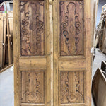 Solid Door (Carved) 60in x 102in x 2.25in #1215 - Saltaire Antiques