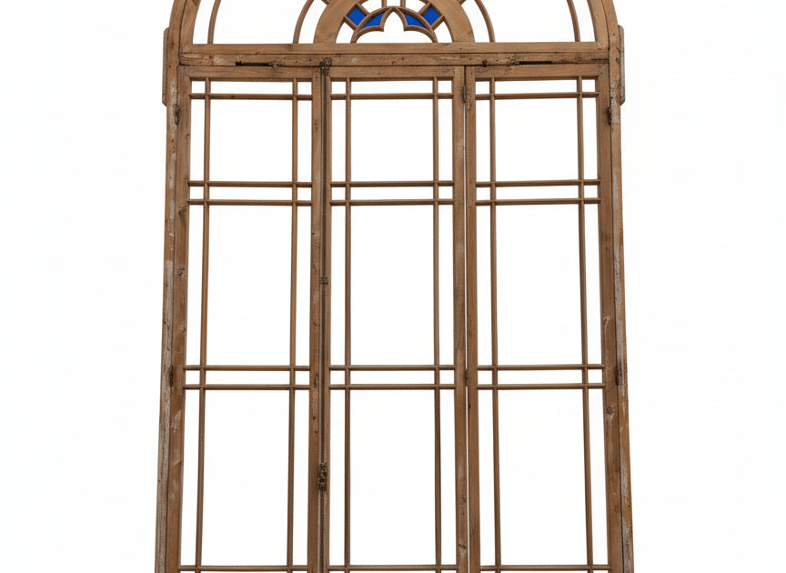 Antique Windows - 78" W x 153" H x 3" D (#1770) - Saltaire Antiques