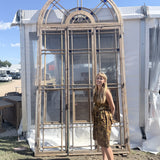 Antique Windows - 78" W x 153" H x 3" D (#1770) - Saltaire Antiques
