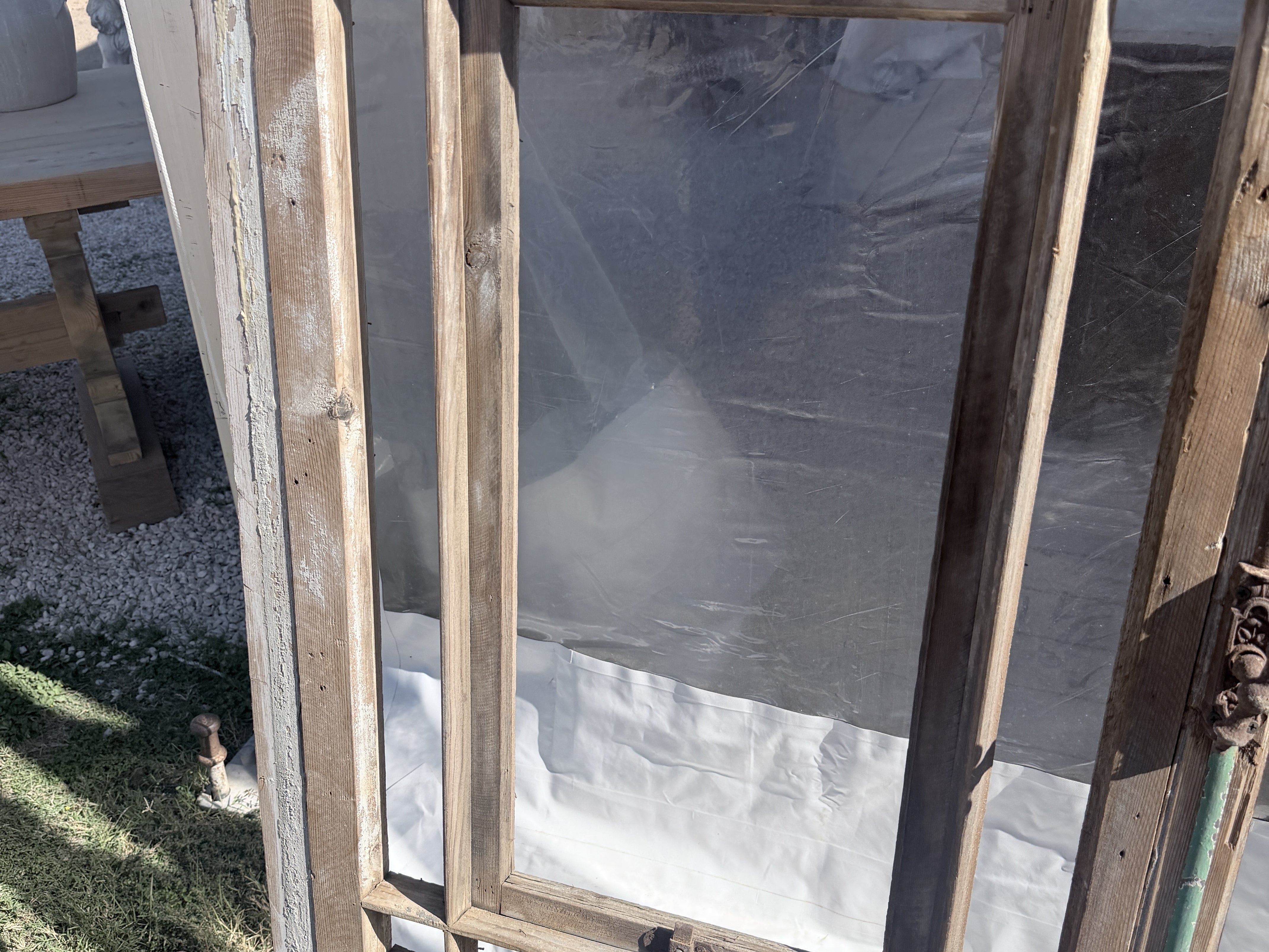 Antique Windows - 78" W x 153" H x 3" D (#1770) - Saltaire Antiques