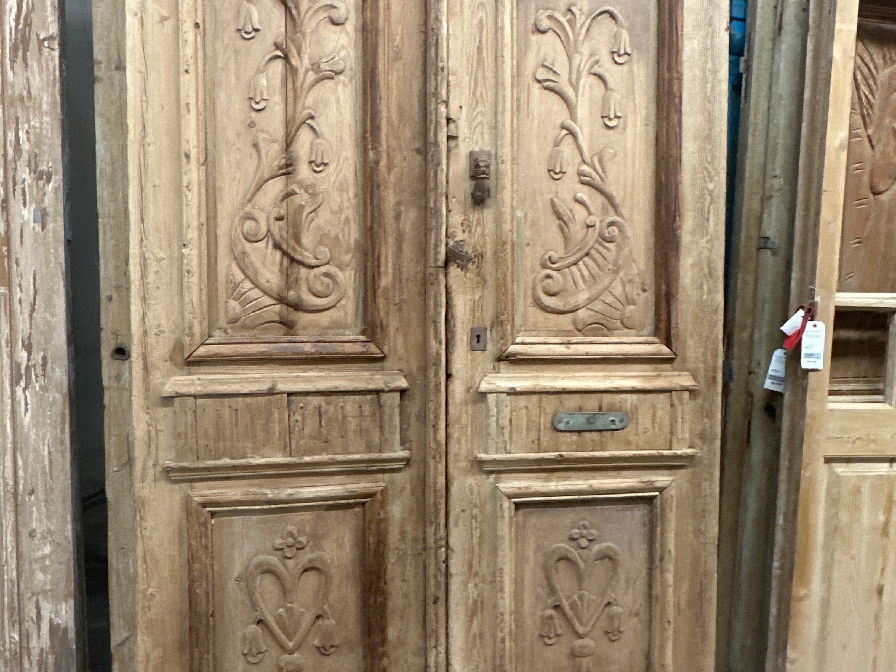 Solid Door (Carved) 52in x 98in x 2.25in #336 - Saltaire Antiques