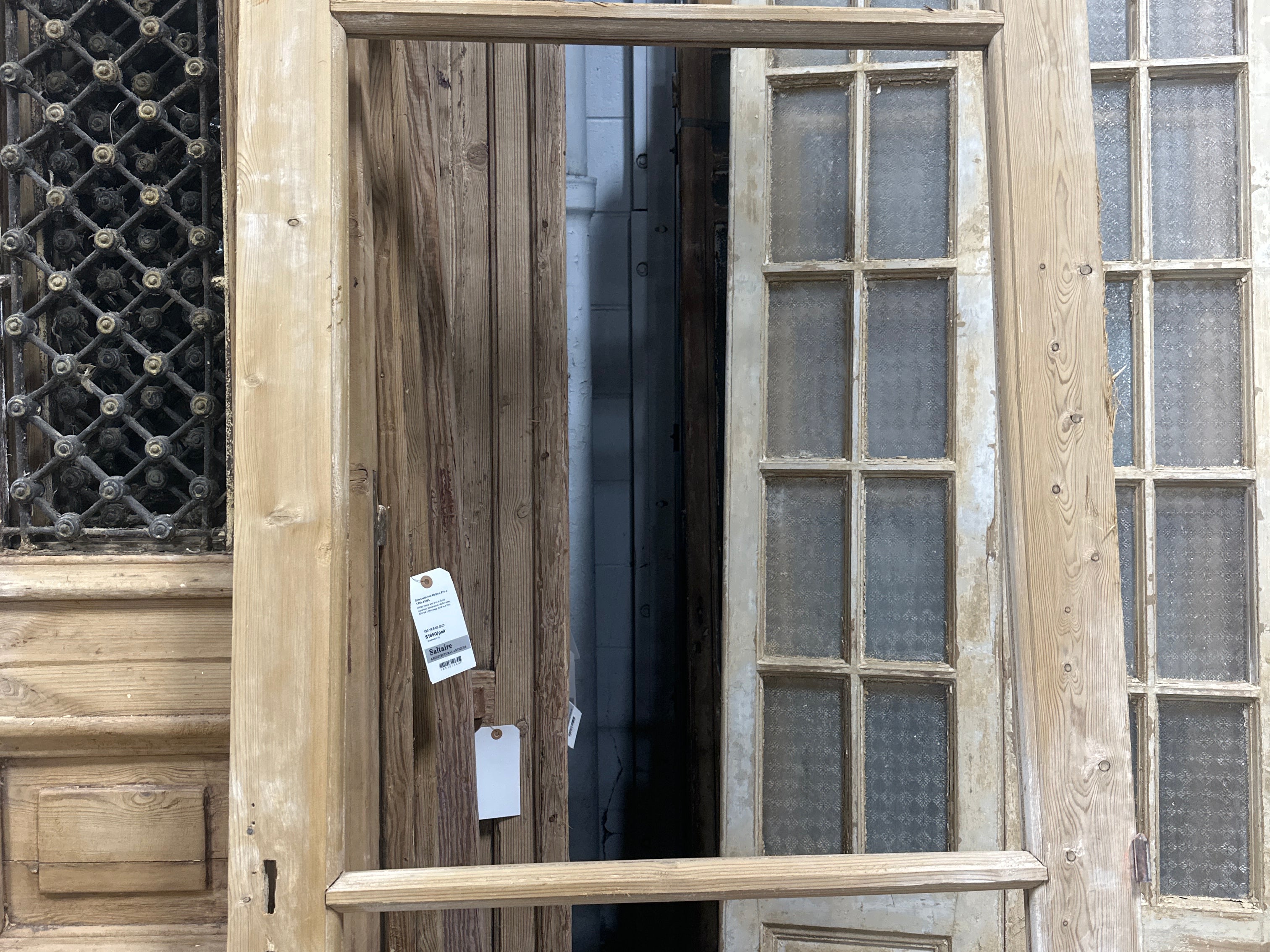 Doors with Lites 31.5in x 84in x 1.75in #1094 - Saltaire Antiques