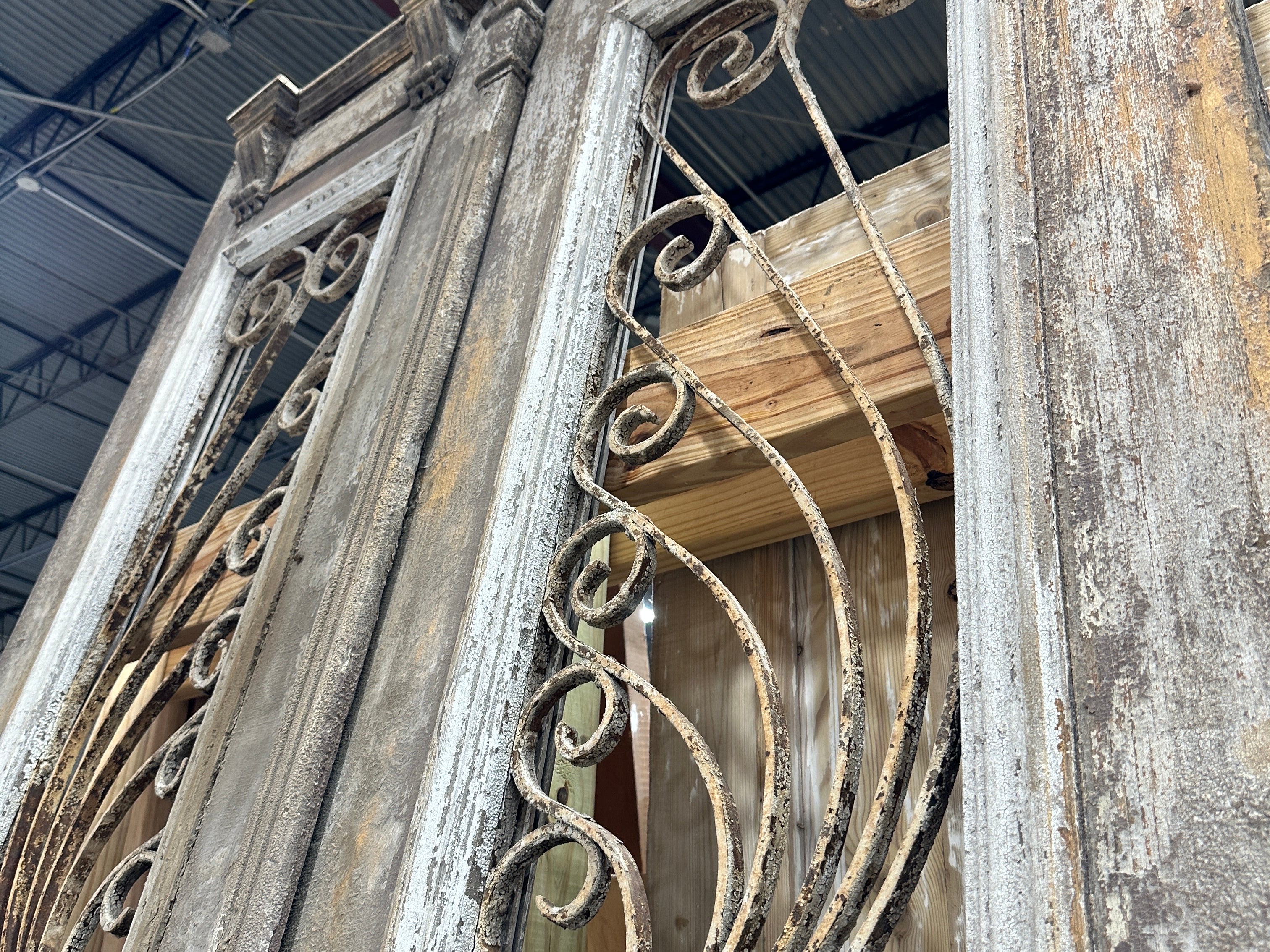 Doors with Iron 55in x 126in x 1.75in #1031 - Saltaire Antiques