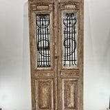 Doors with Iron 41in x 92in x 1.75in #345 - Saltaire Antiques