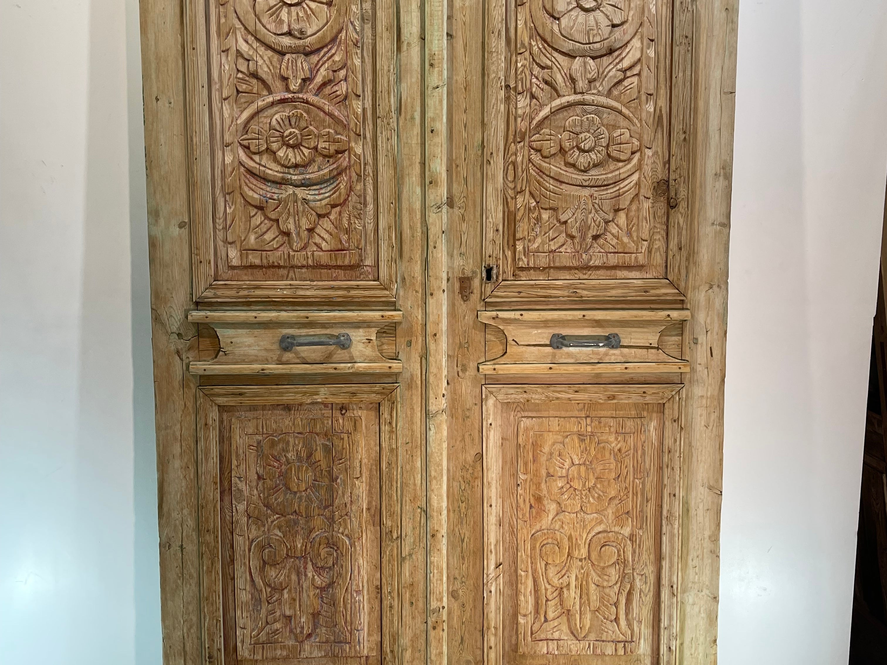 Solid Door (Carved) 55in x 98in x 1.75in #636 - Saltaire Antiques