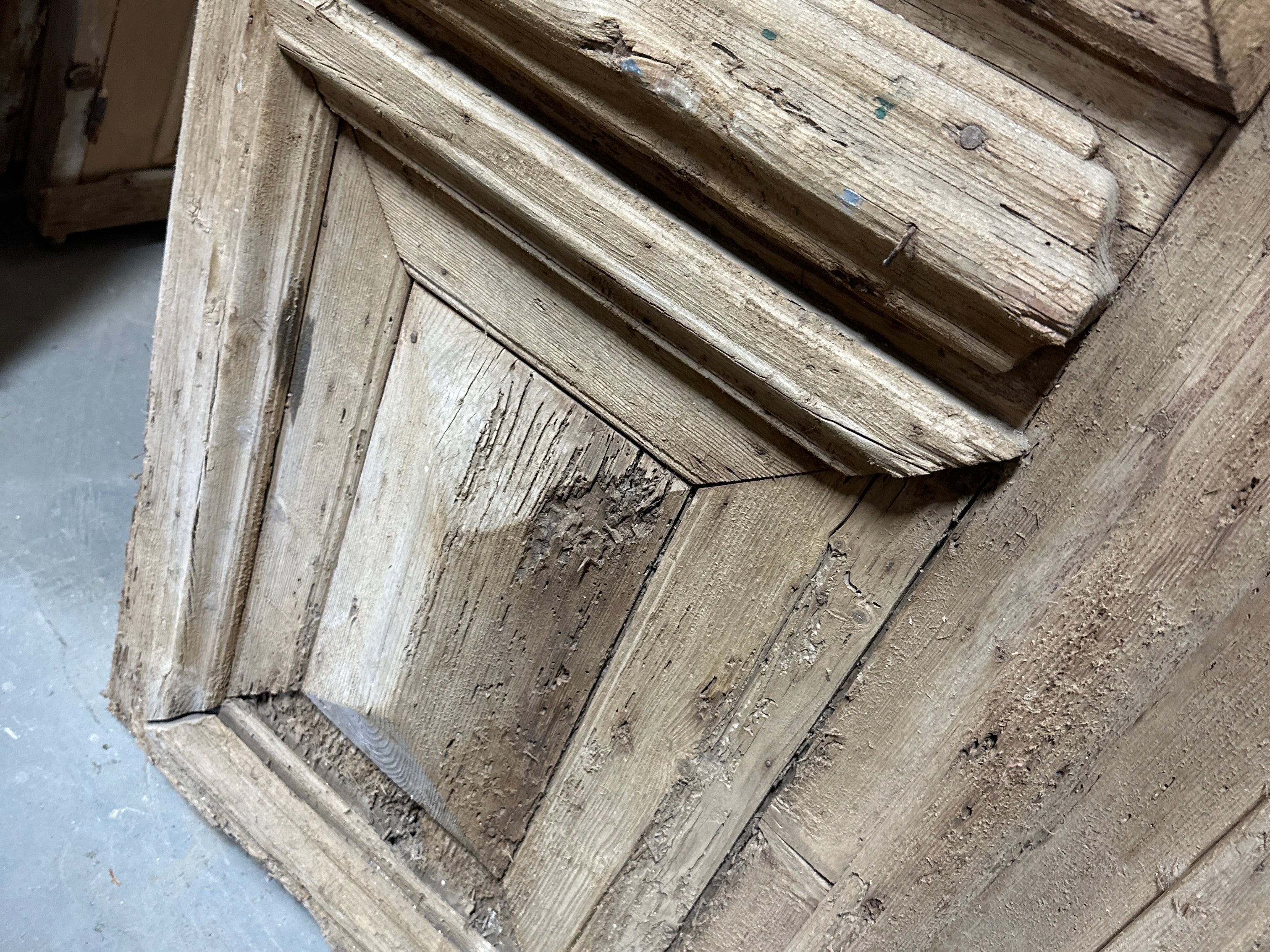 Solid Door (Carved) 54in x 94in x 1.75in #1208 - Saltaire Antiques