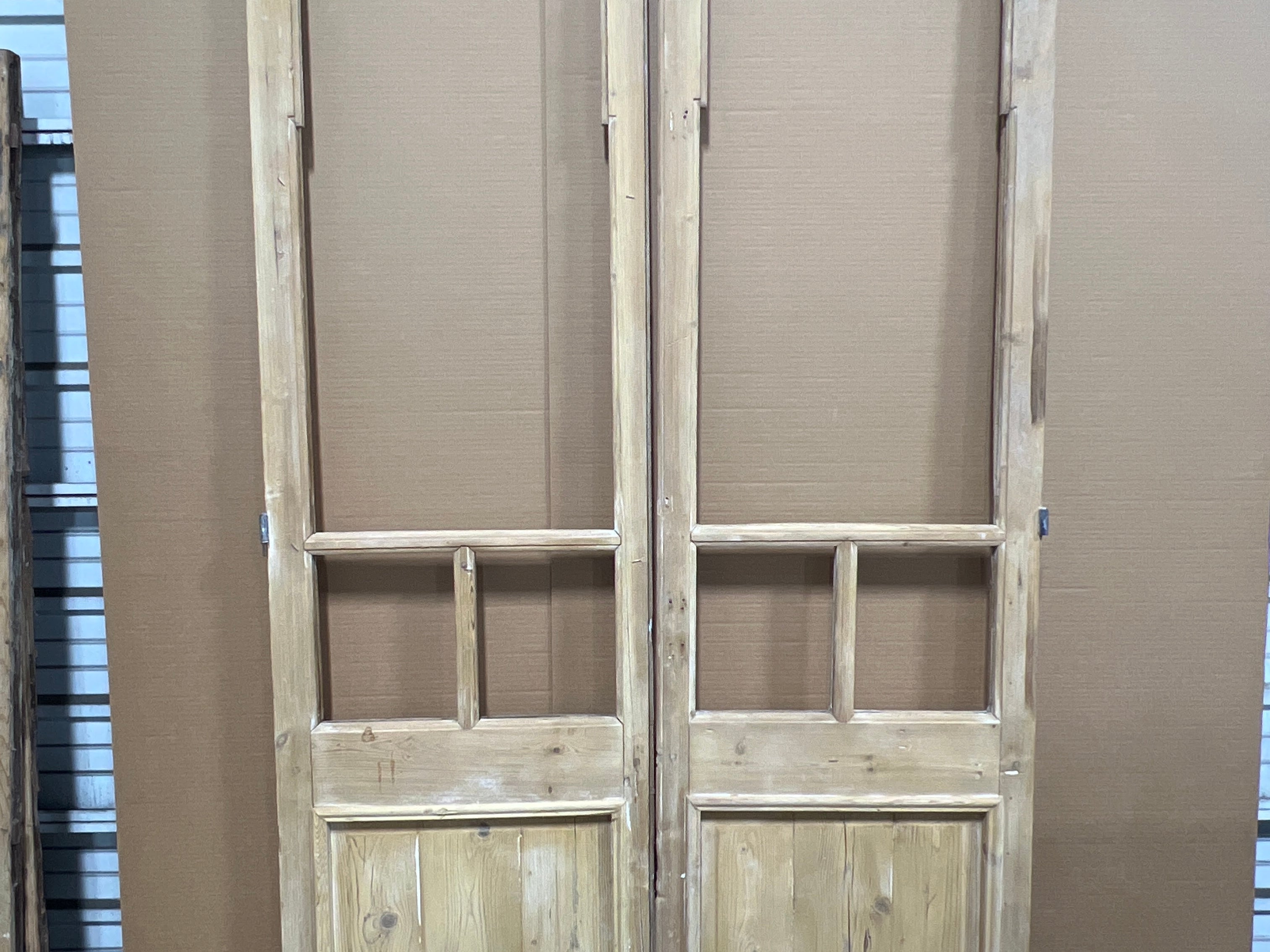 Unusually Shaped Doors with Lites 48in x 96in x 1.75in #978 - Saltaire Antiques