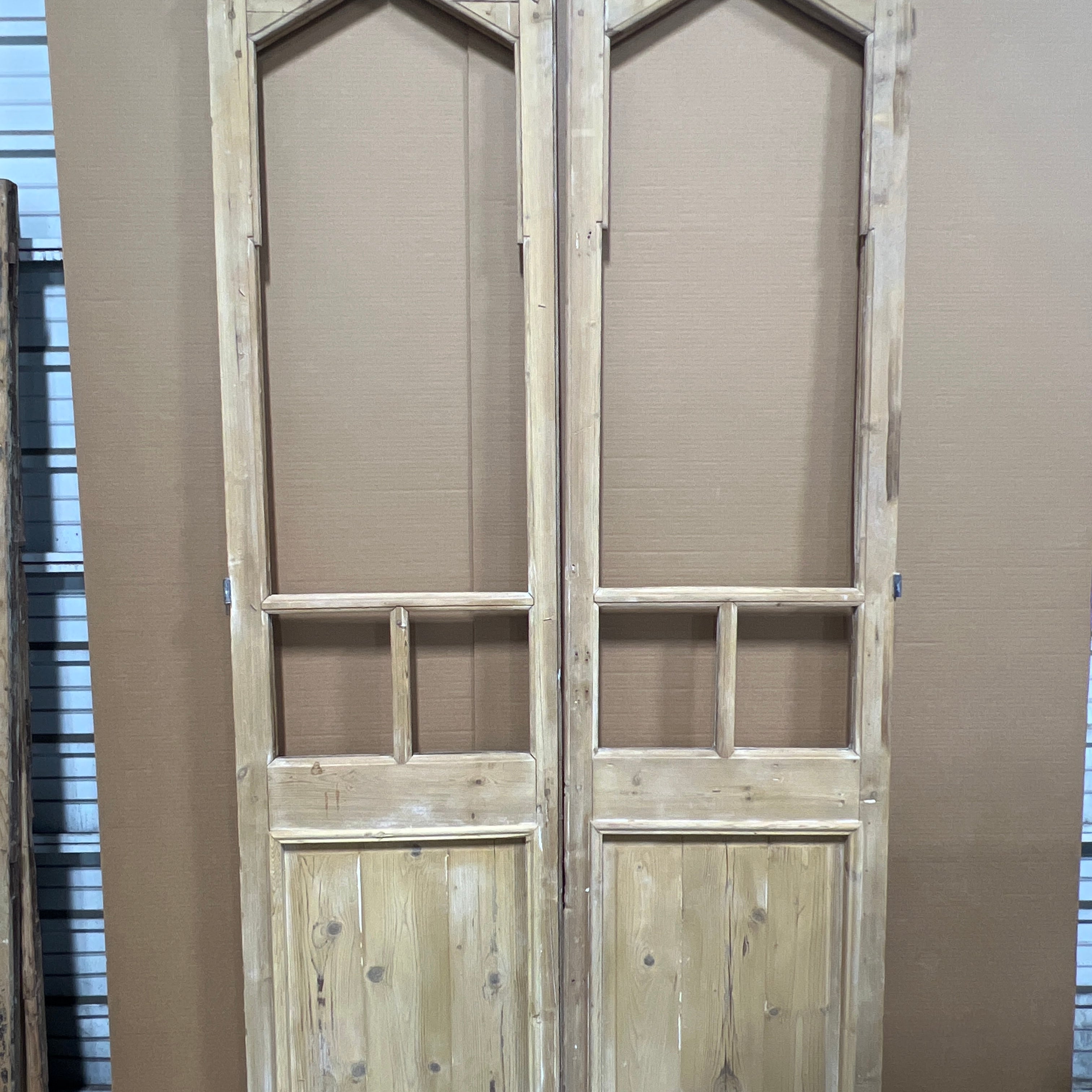 Unusually Shaped Doors with Lites 48in x 96in x 1.75in #978 - Saltaire Antiques