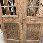 Doors with Iron 51in x 88in x 1.75in #1257 - Saltaire Antiques