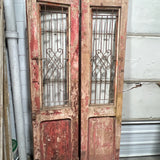 Doors with Iron 43in x 92in x 1.75in #1068 - Saltaire Antiques