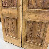 Solid Door (Carved) 60in x 102in x 2.25in #1215 - Saltaire Antiques