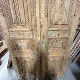 Solid Door (Carved) 50in x 94.5in x 1.75in #1211 - Saltaire Antiques