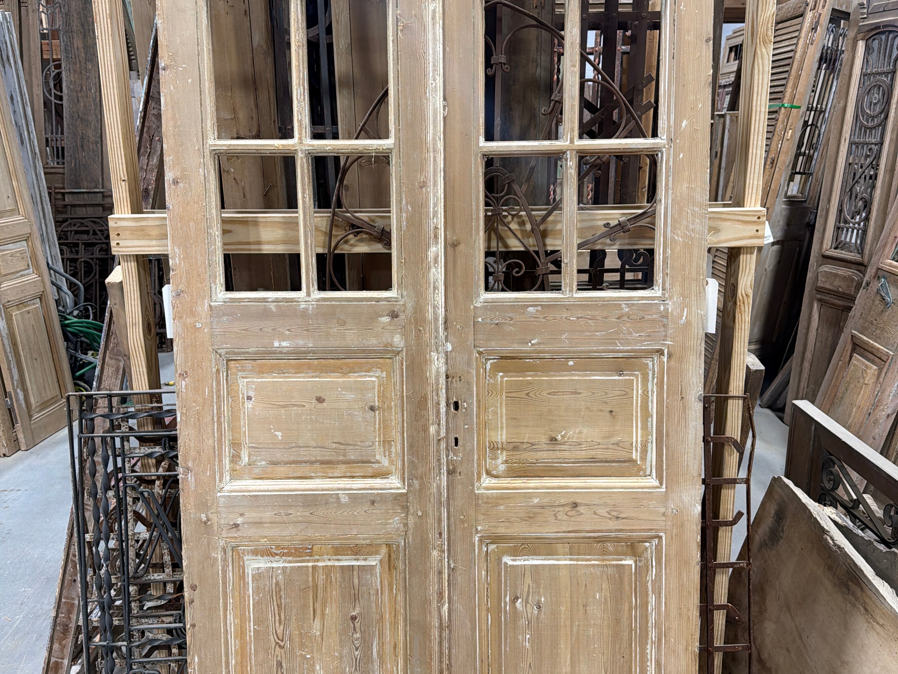 Doors with Lites 47in x 95.5in x 1.75in #1302 - Saltaire Antiques