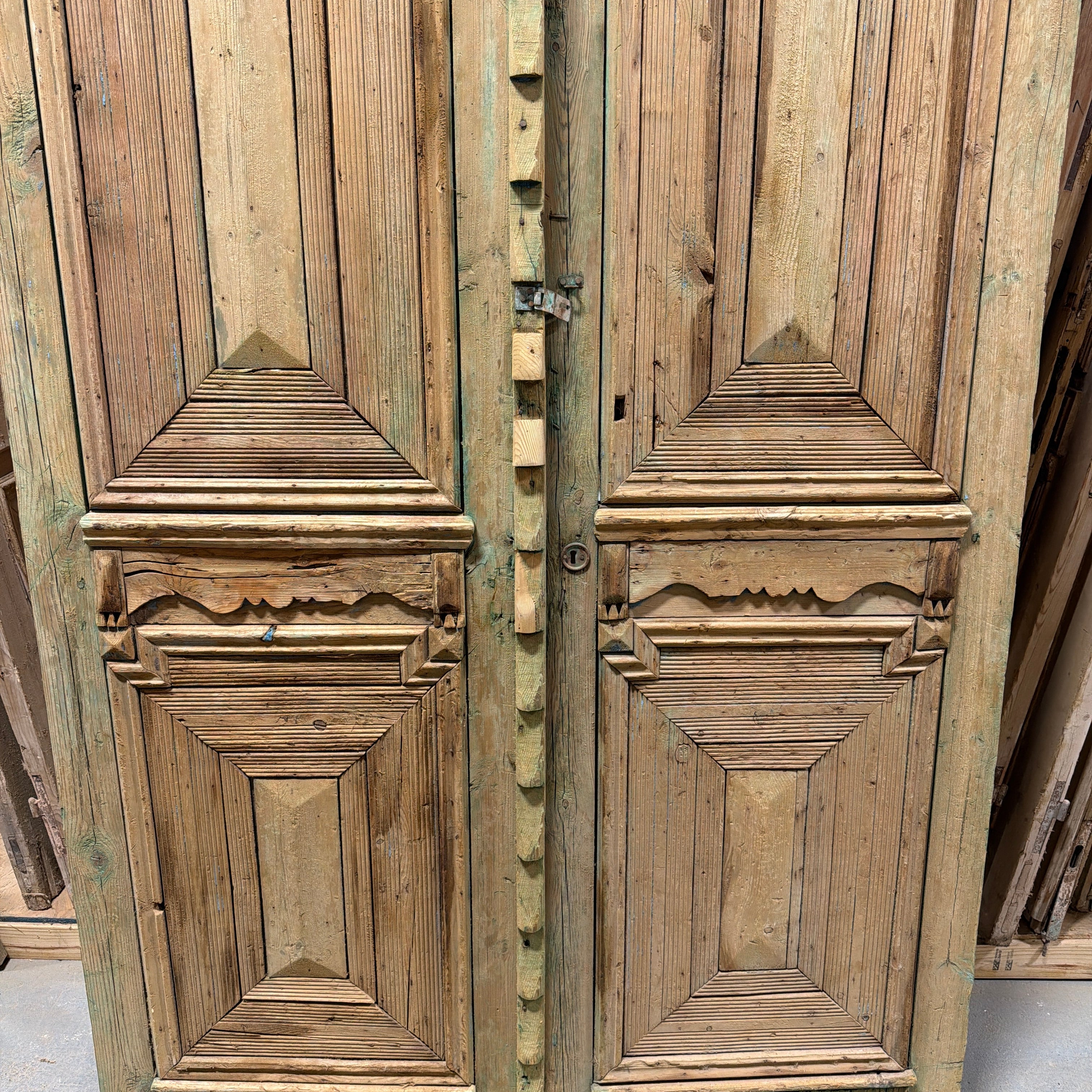 Solid Door (Carved) 56in x 95in x 1.75in #1212 - Saltaire Antiques