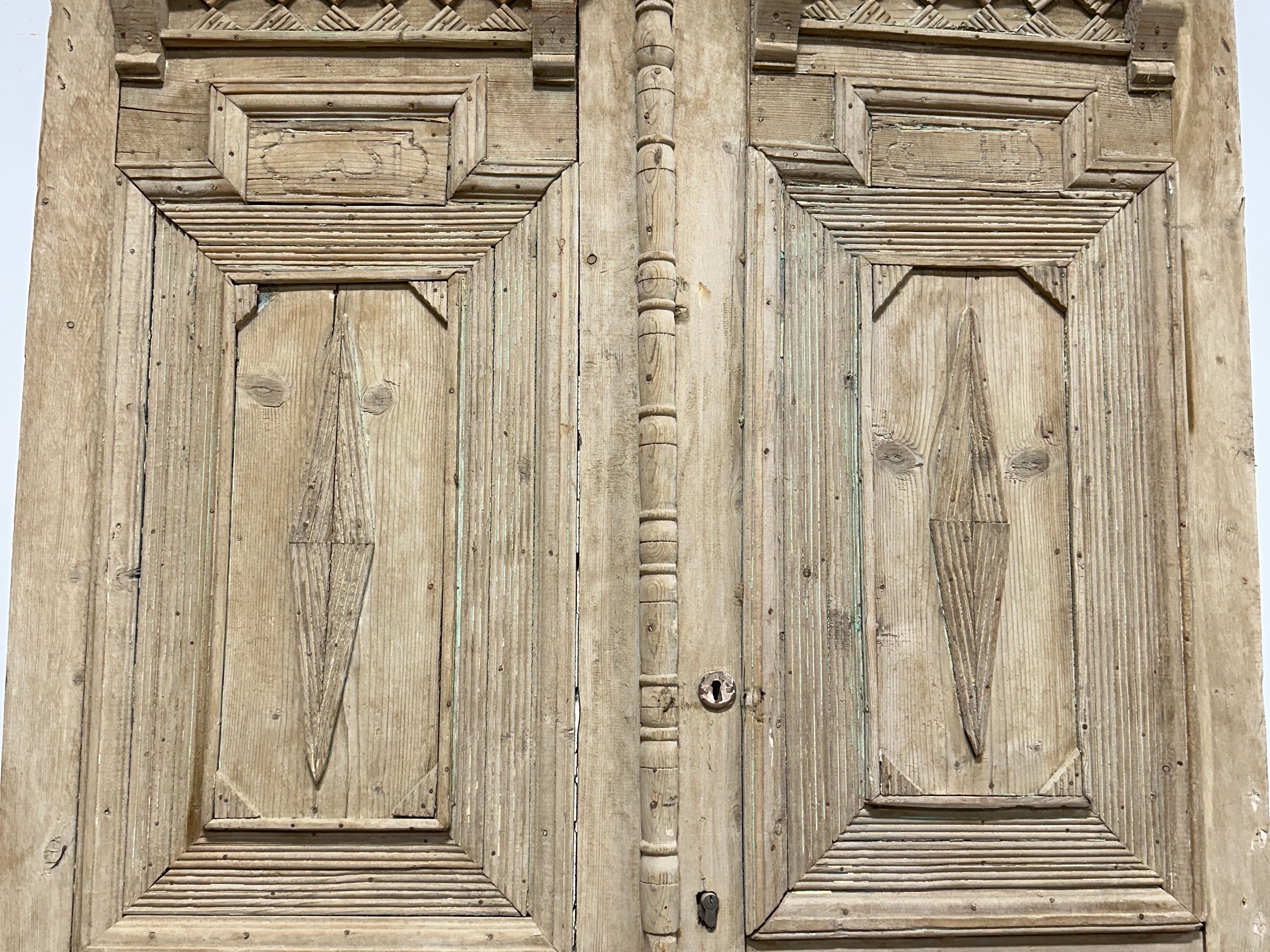Solid Door (Carved) 54in x 102in x 1.75in #871 - Saltaire Antiques