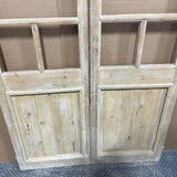 Unusually Shaped Doors with Lites 48in x 96in x 1.75in #978 - Saltaire Antiques