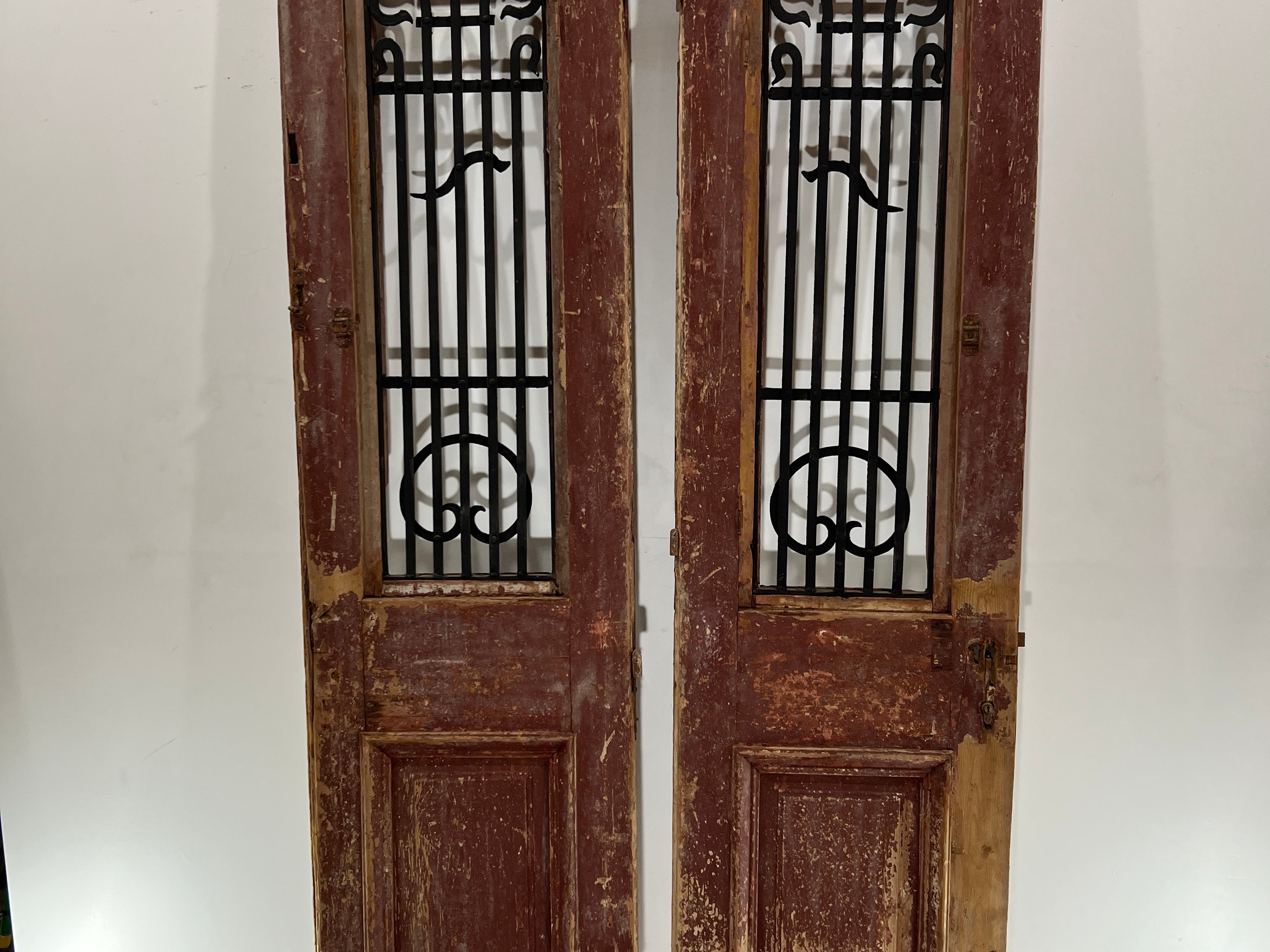 Doors with Iron 44in x 96in x 1.75in #340 - Saltaire Antiques