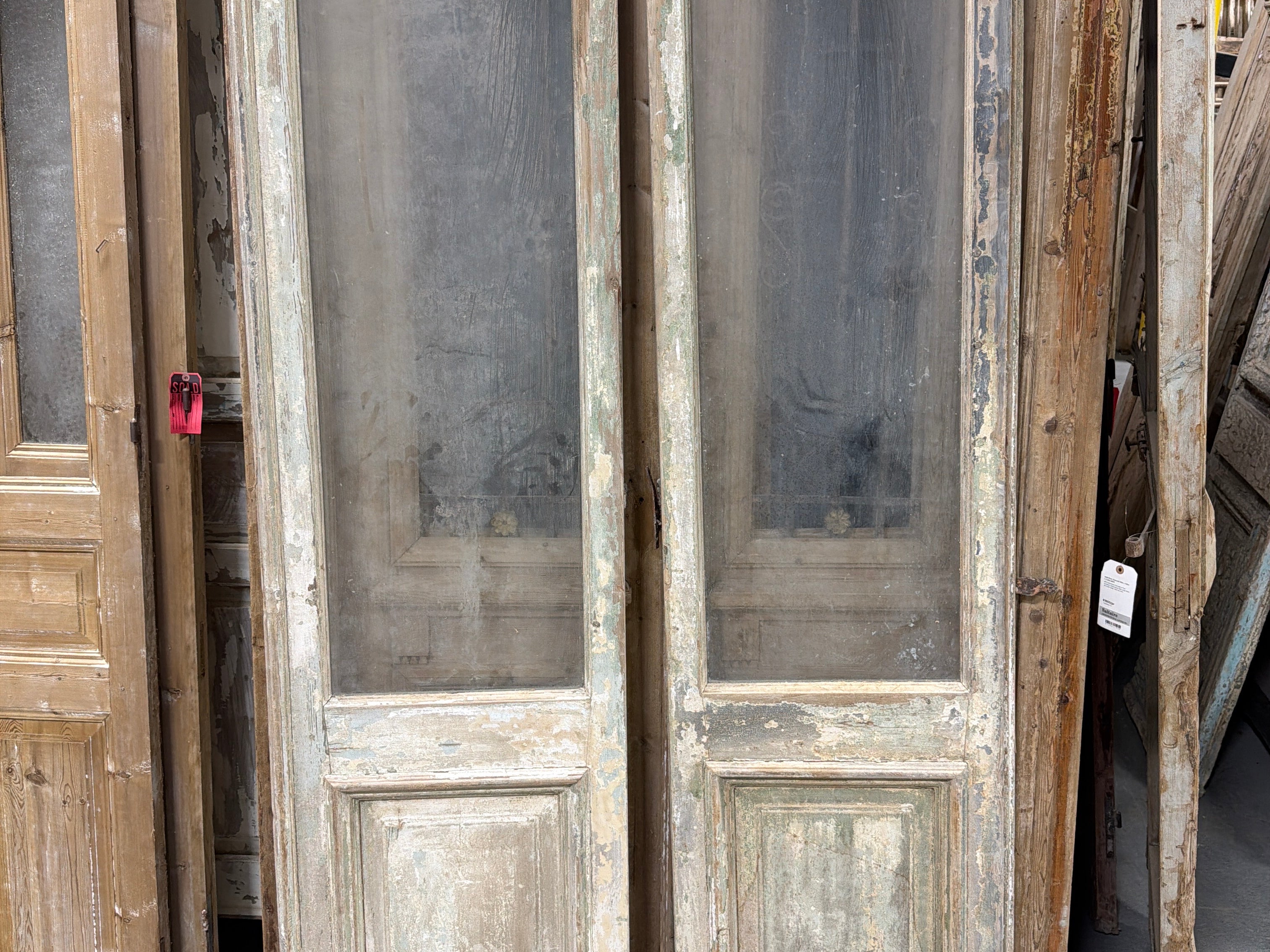 Doors with Lites 44in x 100in x 1.75in #1231 - Saltaire Antiques