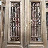 Doors with Iron 44in x 95in x 1.75in #1251 - Saltaire Antiques