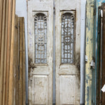 Doors with Iron 42in x 99in x 1.75in #1113 - Saltaire Antiques