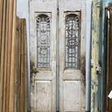 Doors with Iron 42in x 99in x 1.75in #1113 - Saltaire Antiques