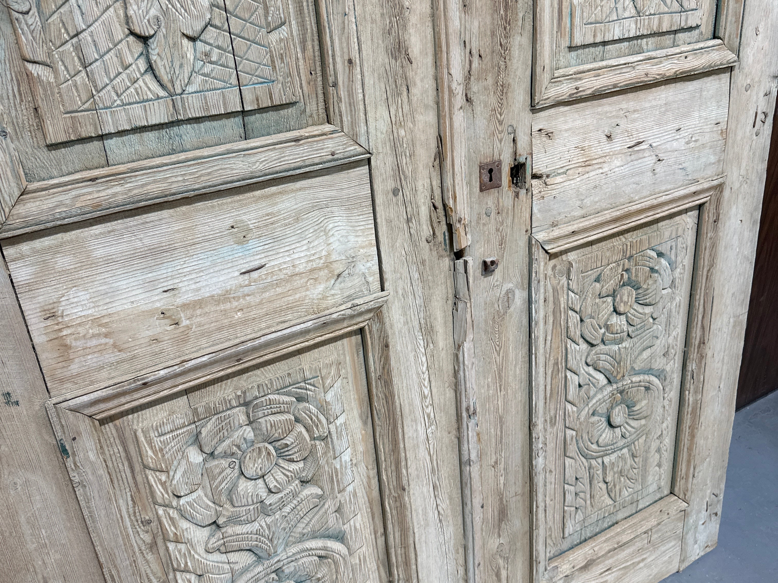 Solid Door (Carved) 60in x 98in x 1.875in #862 - Saltaire Antiques