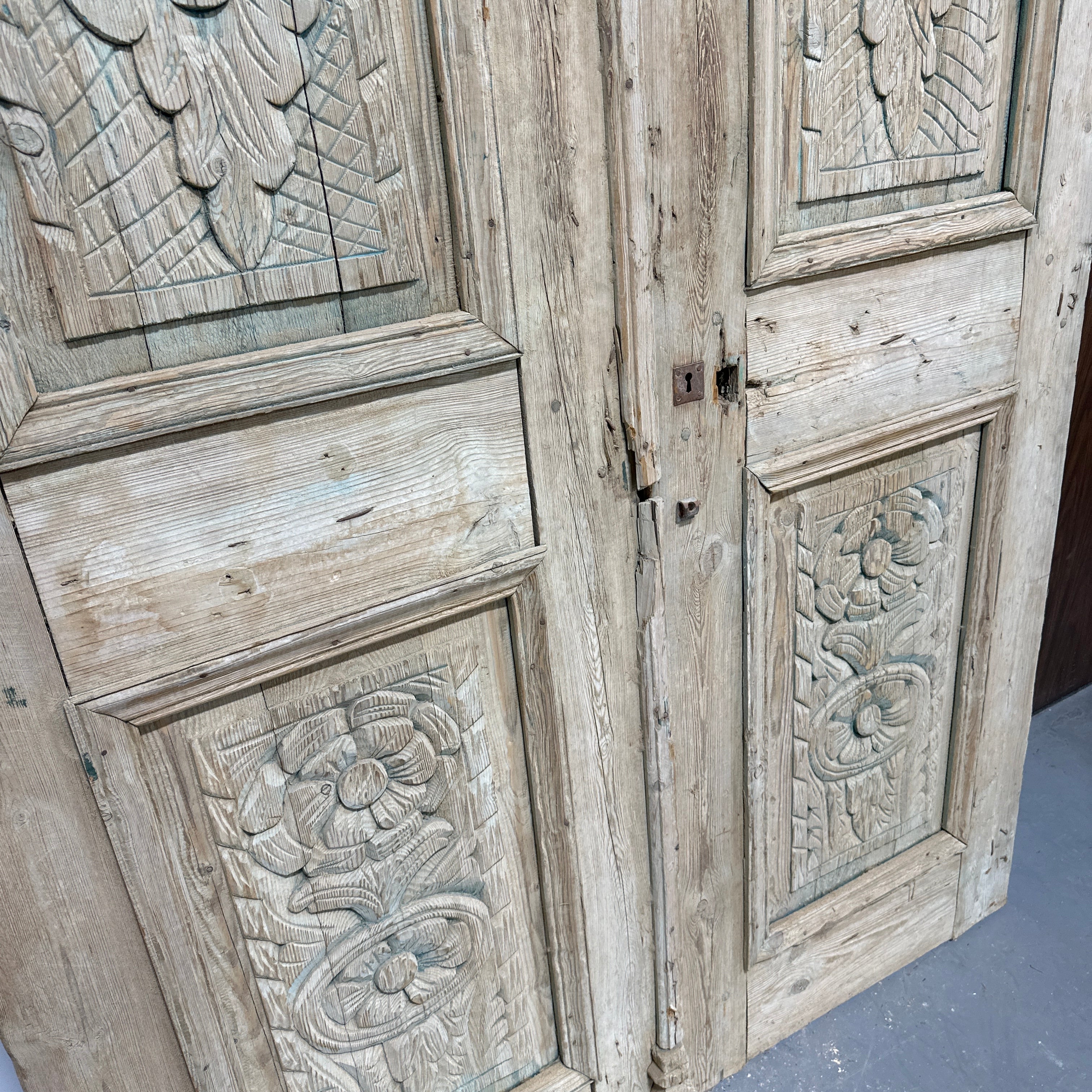 Solid Door (Carved) 60in x 98in x 1.875in #862 - Saltaire Antiques