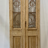 Doors with Iron 44in x 100in x 1.75in #160 - Saltaire Antiques