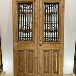 Doors with Iron 60in x 99in x 1.75in #337 - Saltaire Antiques