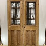 Doors with Iron 60in x 99in x 1.75in #337 - Saltaire Antiques