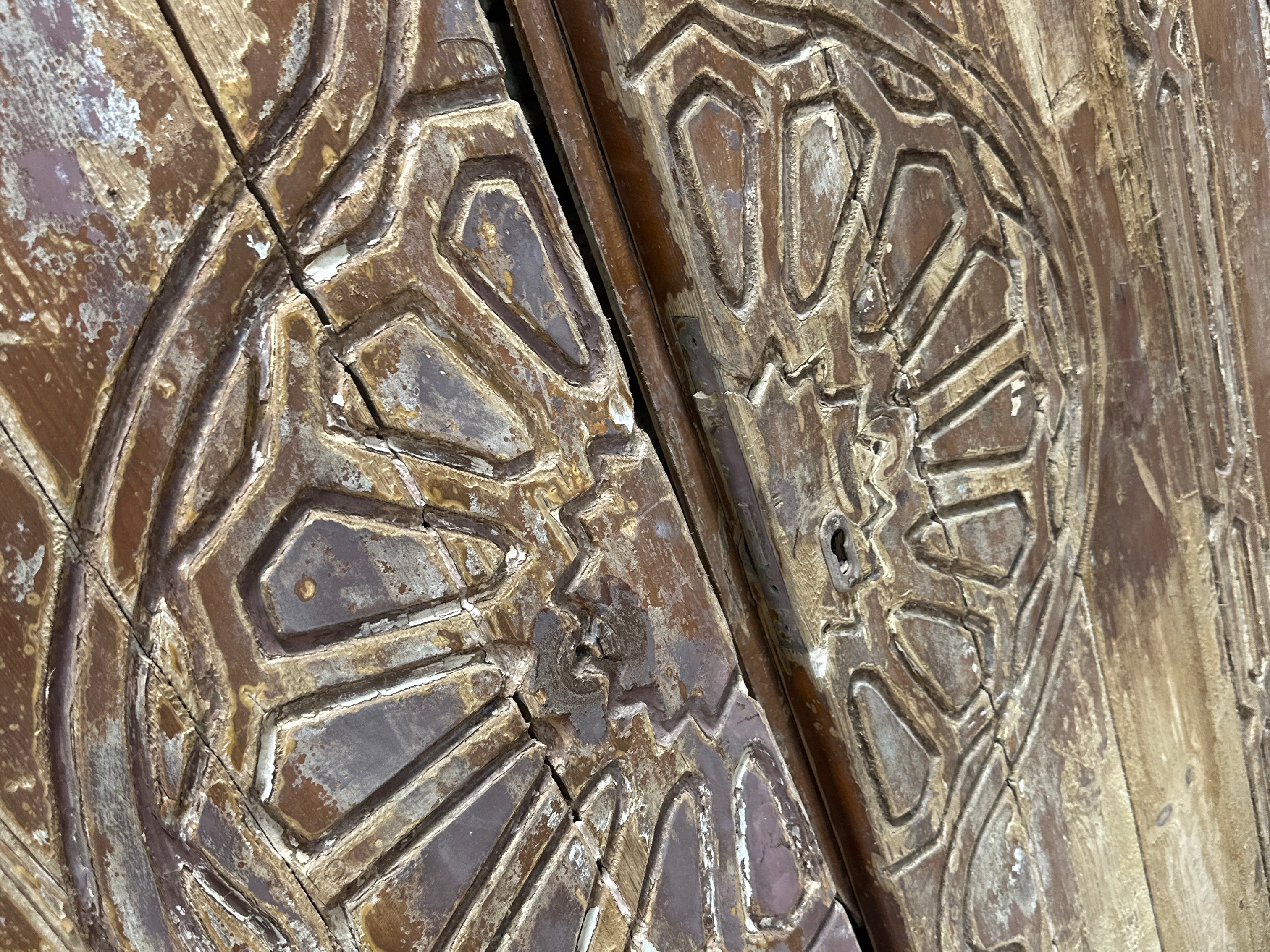 Solid Door (Carved) 55in x 83in x 1.75in #1090 - Saltaire Antiques