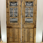 Doors with Iron 60in x 99in x 1.75in #337 - Saltaire Antiques