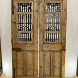 Doors with Iron 60in x 99in x 1.75in #337 - Saltaire Antiques