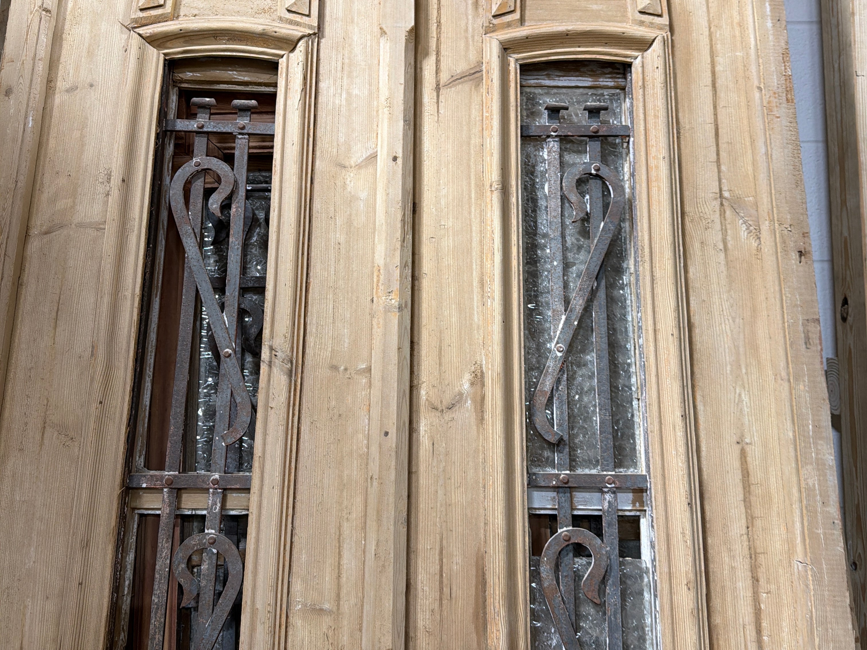 Doors with Iron 38.5in x 126in #222 - Saltaire Antiques