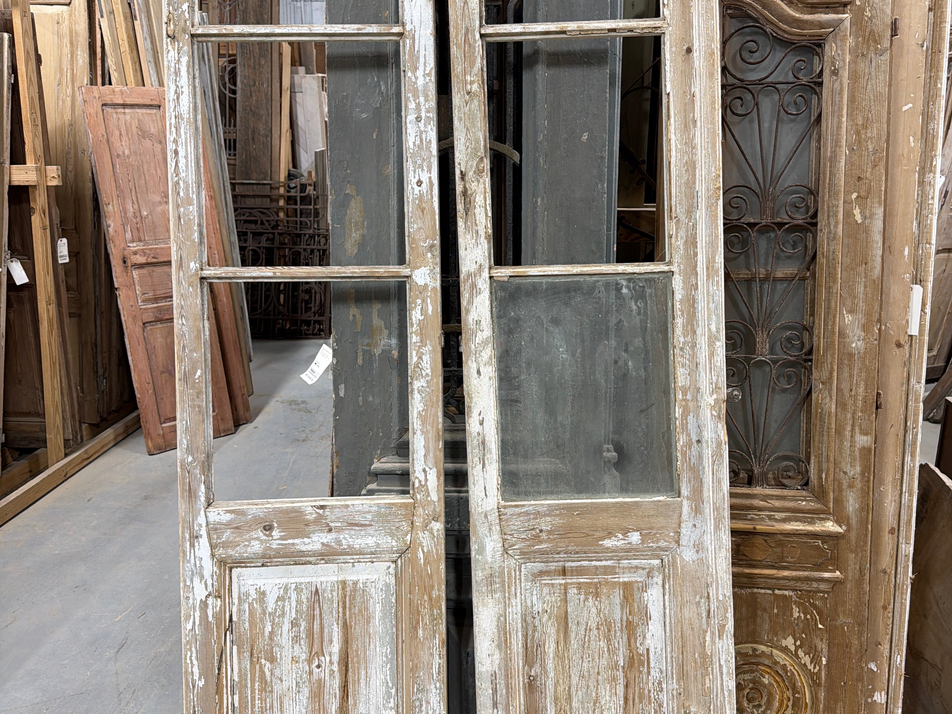 Doors with Lites 43in x 98in x 1.75in #1237 - Saltaire Antiques