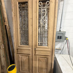 Doors with Iron 43in x 100in x 1.75in #1216 - Saltaire Antiques