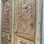Solid Door (Carved) 55in x 98in x 1.75in #636 - Saltaire Antiques