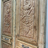 Solid Door (Carved) 55in x 98in x 1.75in #636 - Saltaire Antiques