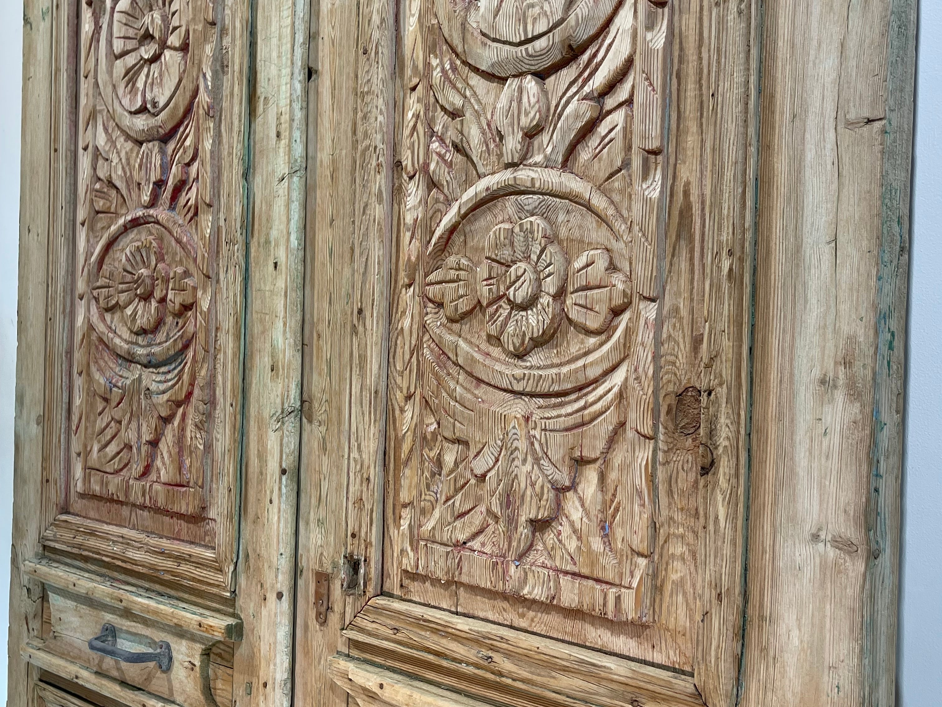 Solid Door (Carved) 55in x 98in x 1.75in #636 - Saltaire Antiques