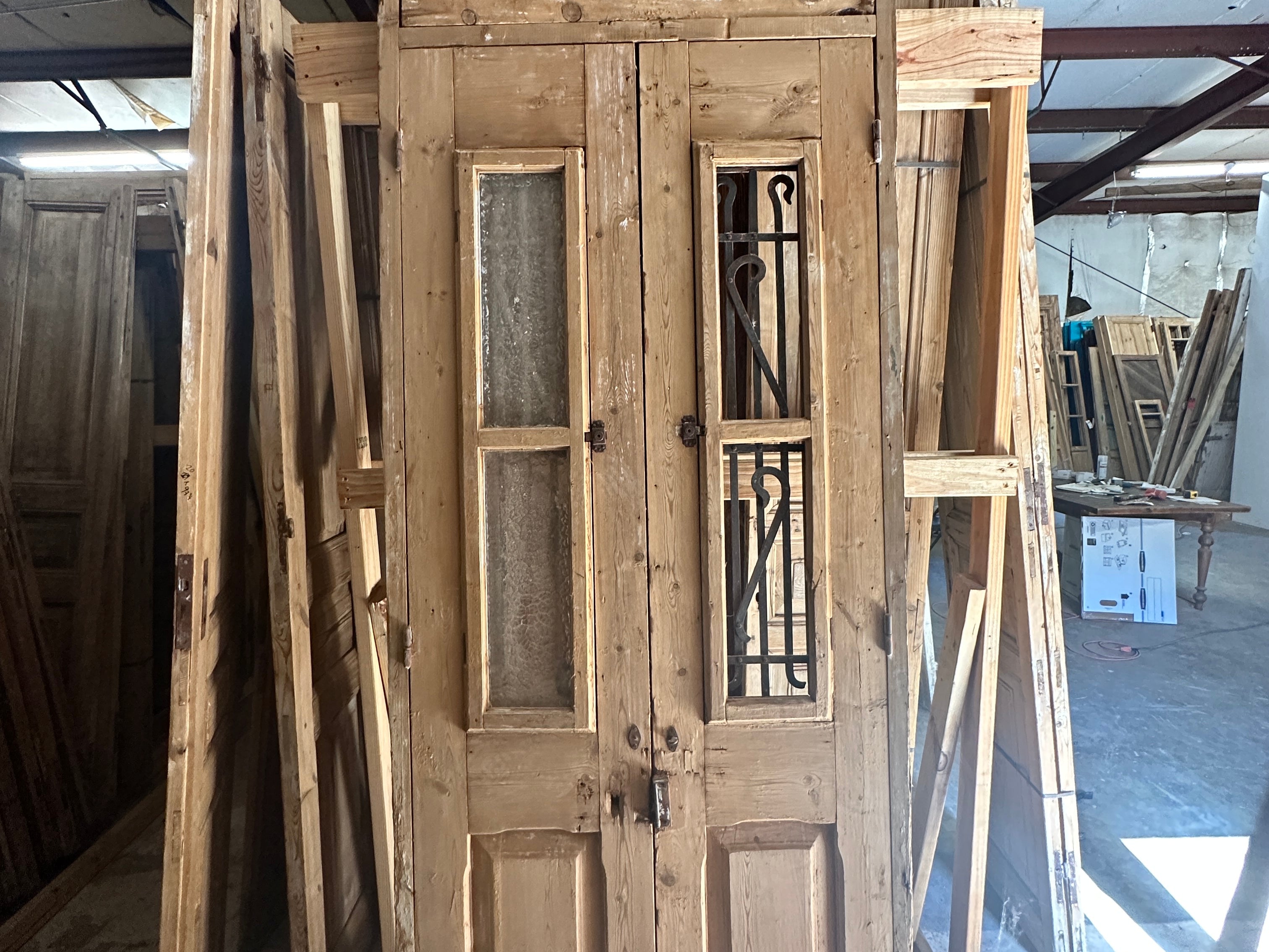 Doors with Iron 39in x 123in #219 - Saltaire Antiques