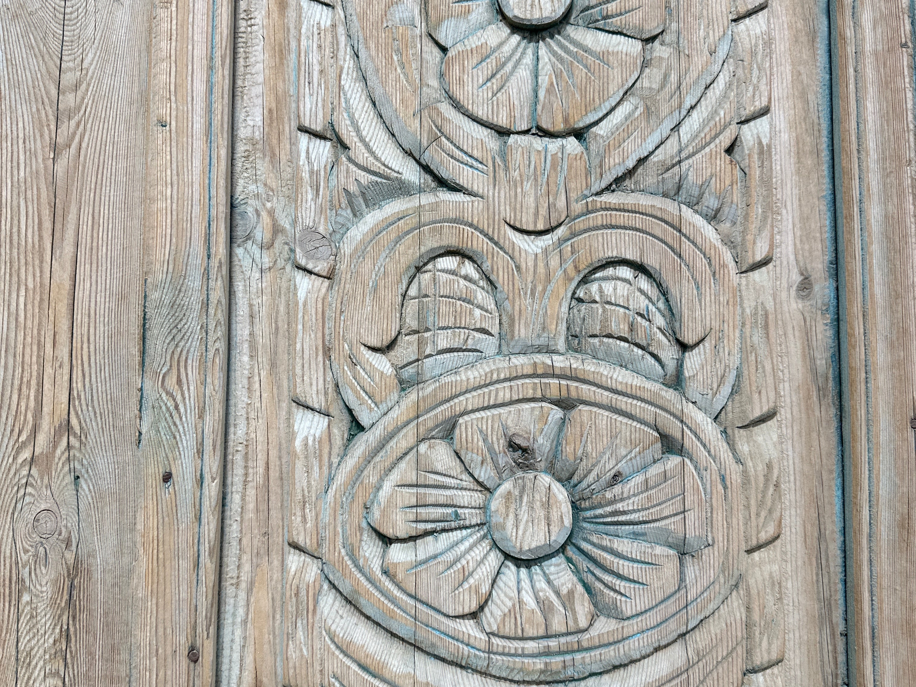Solid Door (Carved) 60in x 98in x 1.875in #862 - Saltaire Antiques